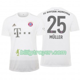 Billige Fotballdrakter FC Bayern München Thomas Muller 25 Bortedraktsett 2019/20 Kortermet